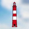 sticker lighthouse - narrow